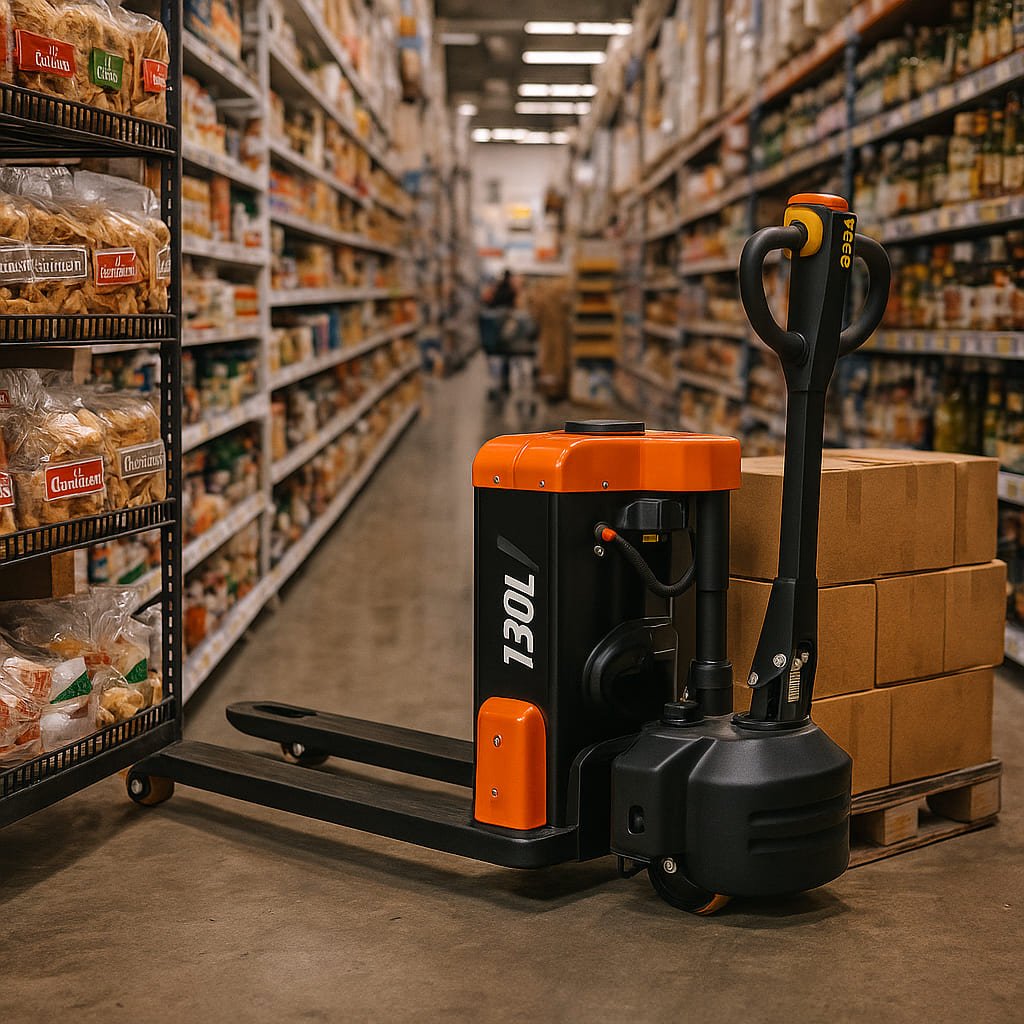 Retail and supermarket electric pallet truck