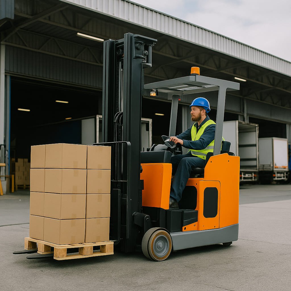 Logistics and 3PL reach truck usage