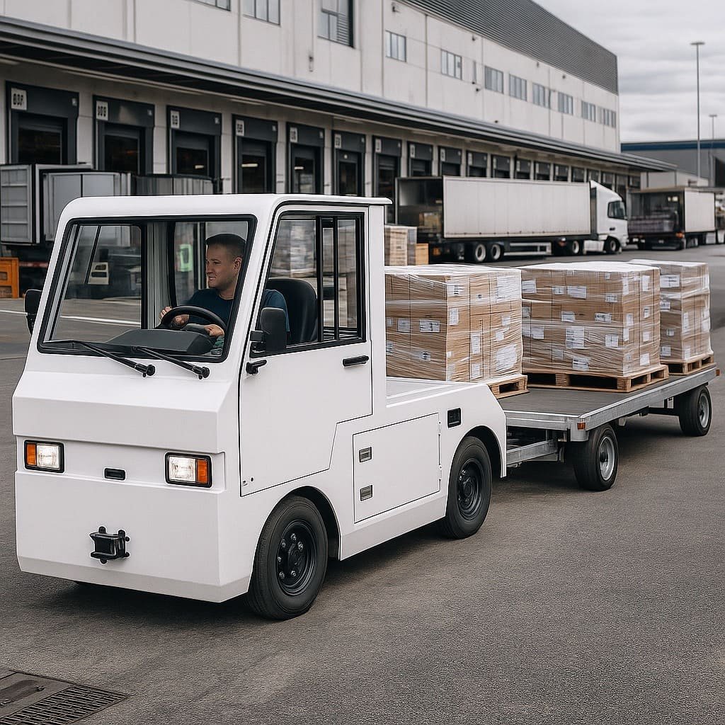 Logistics and Cross-Docking Tow Tractor Application