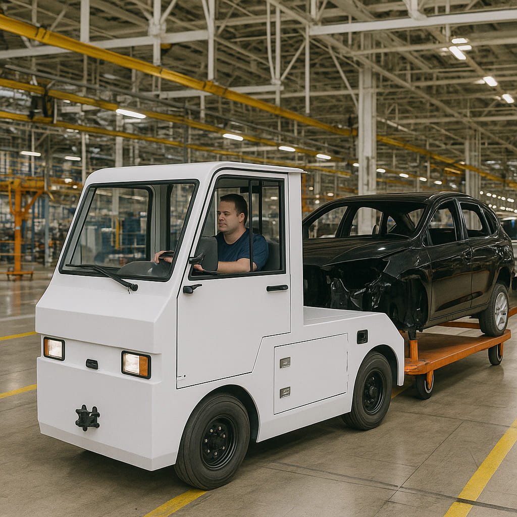 Automotive Plant Tow Tractor Application