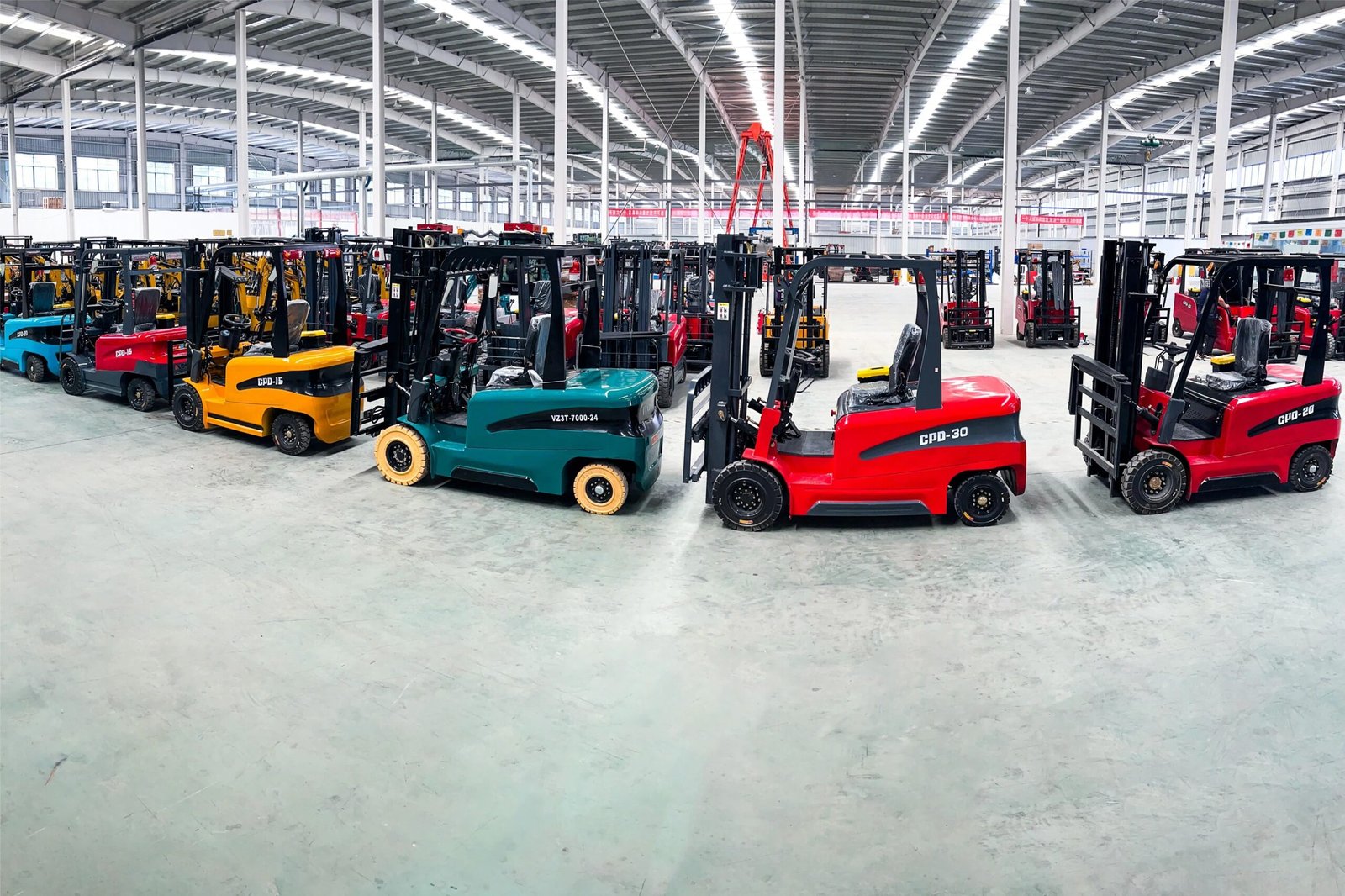 Voltruk electric forklift production line