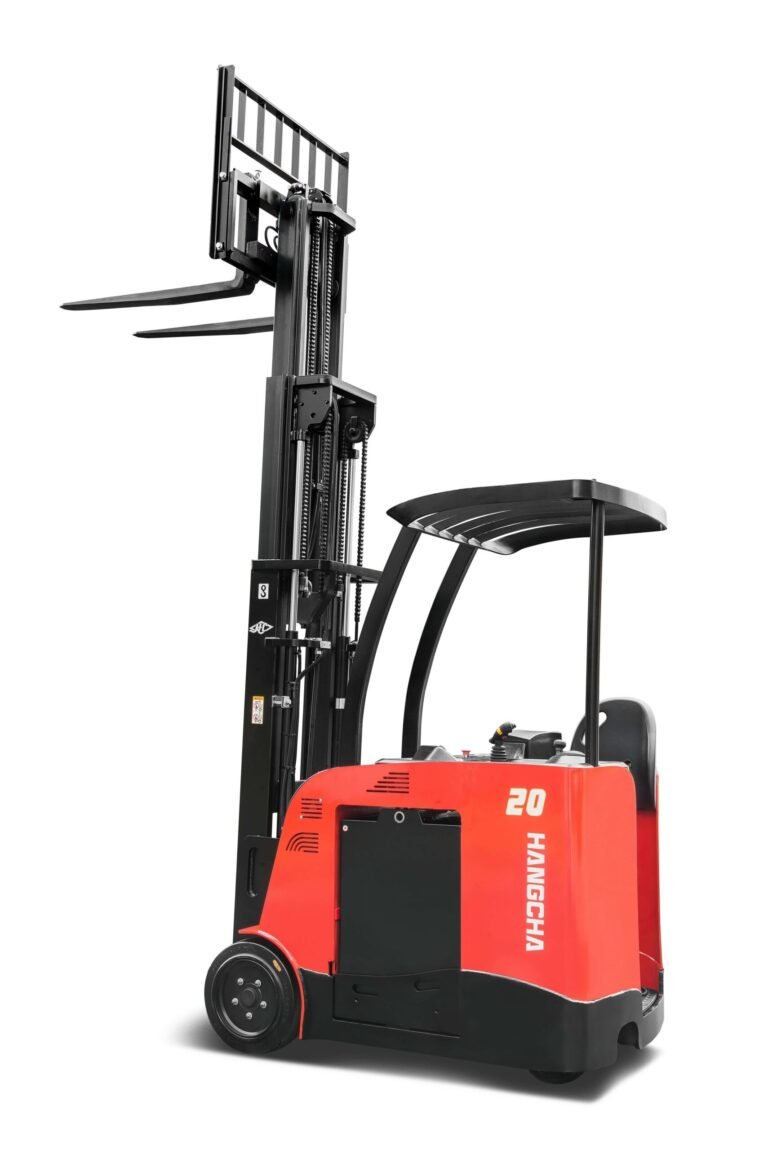 How to operate a stand-up forklift?